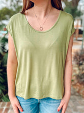picture 2 front of Basic Cool Girl Top | Olive