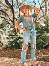 picture 1 woman in Madison Cropped Hem Denim