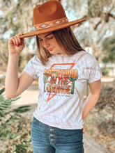 picture 1 woman in Something In the Orange Tee