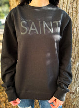 picture 2 close up of Southern Saint Sweatshirt | Black