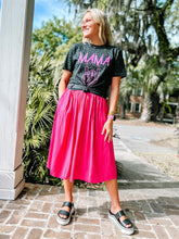 picture 3 woman in Rockin' Mama Tee | Cheetah Black with pink skirt 