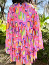 picture 2 back of Groovy Babe Abstract Dress | Multi Color