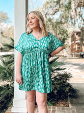 picture 1 woman in Envy Of Sunday Curvy Dress | Green