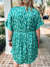 picture 2 back of Envy Of Sunday Curvy Dress | Green