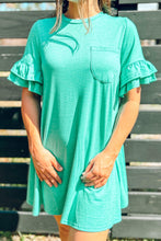 picture 1 front of Spring Up Basic Dress | Green