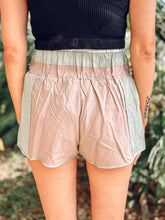 picture 2 back of Sporty Colorblock Shorts | Sage
