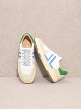 picture 1 close up of On The Green Sneaker | Green/Blue
