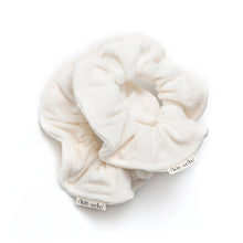 picture 2 Eco-Friendly Bamboo Towel Scrunchies 2pck | White
