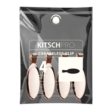 picture 2 package of Oval Rose Gold Creaseless Clips