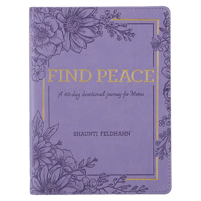 picture 1 Find Peace Leather Devotional